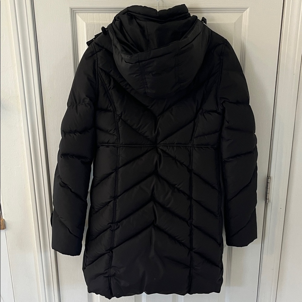 J. Crew Black Quilted Puffer Coat - Picture 3 of 3